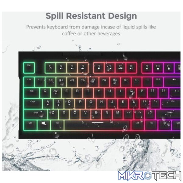 Backlit Wired Mechanical Gaming Keyboard - KM350 - Image 5